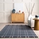 preview thumbnail 15 of 16, Nuloom Loretta Plaid Wool Fringe Area Rug