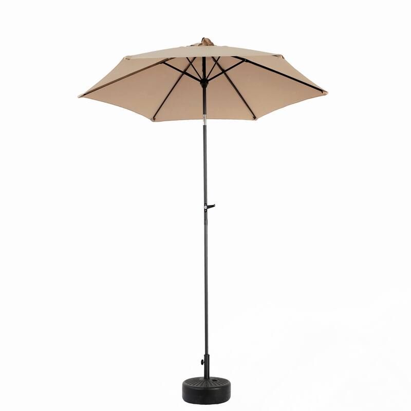 9FT Patio Umbrella with Push Button Tilt and Crank(Base Not Included)