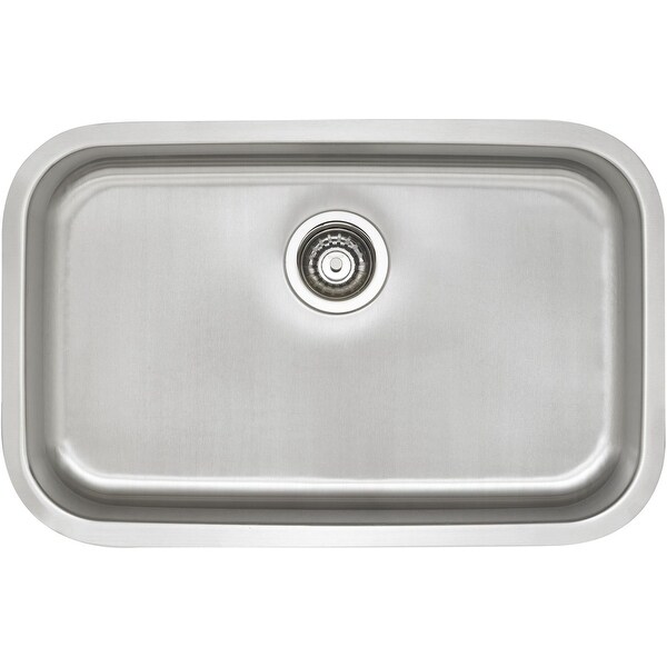 Blanco 441529 Stellar 28in Single Basin Undermount Stainless Steel Kitchen Sink Refined Brushed