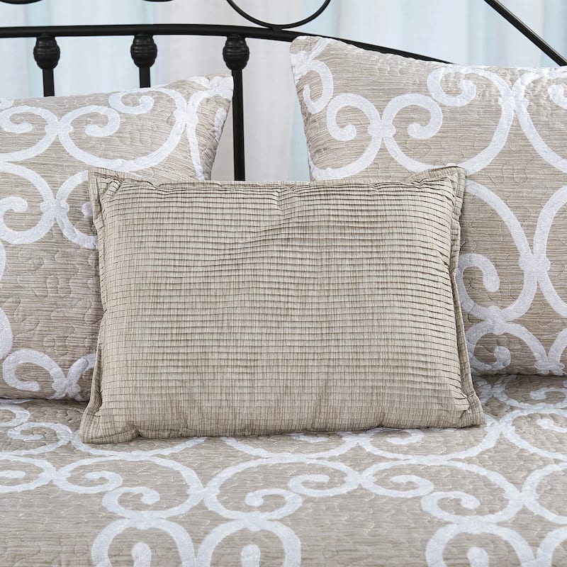 Serenta 6 Piece Cotton Blend Daybed Bedspread Coverlet Set - 75" x 39"