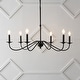preview thumbnail 23 of 30, Nola 34.75" 6-Light Bohemian Farmhouse Iron LED Chandelier, by JONATHAN Y
