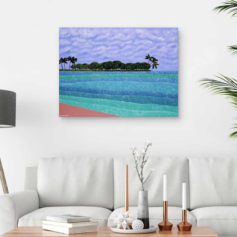 Magic Island by Synthia SAINT JAMES Canvas Art Print