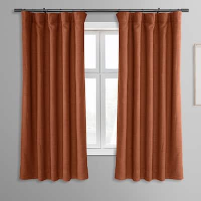Exclusive Fabrics Bellino 63 In Room Darkening Curtain (1 Panel) - 50 x 63