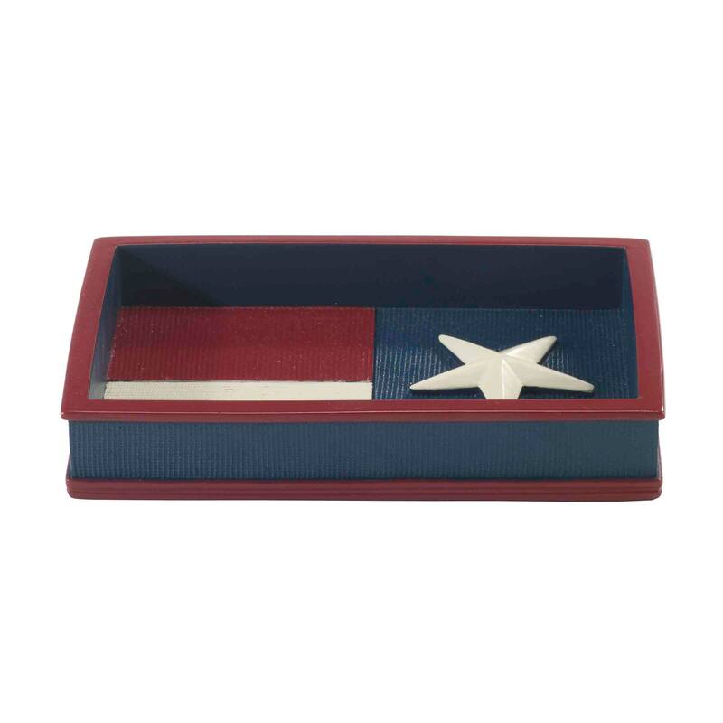 Avanti Linens Texas Flag Soap Dish - Multicolor