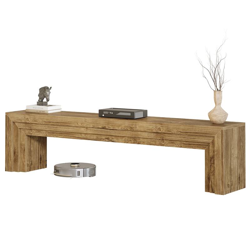 70.9" Extra Long Wooden TV Stand for 75-Inch TVs, Entertainment Center Media Console for Living Room