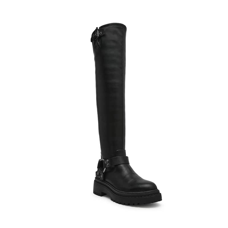Steve Madden Elizah Over-the-Knee Moto Boot