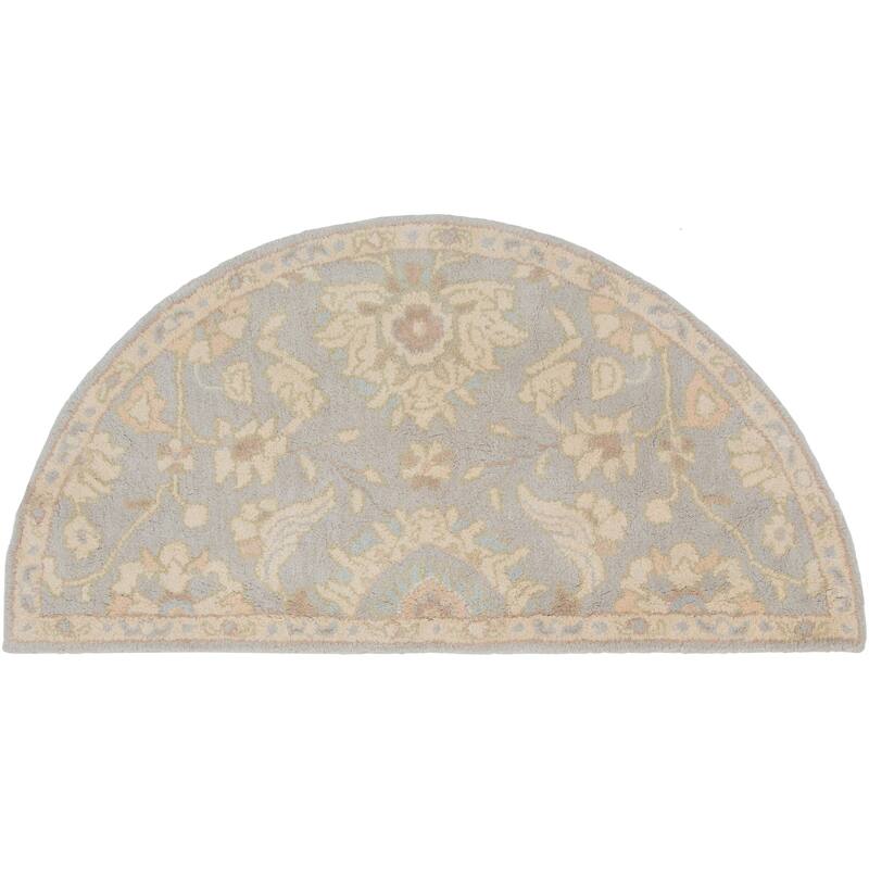 Hand-Tufted Wigton Floral Wool Area Rug