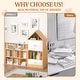 preview thumbnail 29 of 38, House-Shaped Children's Bookshelf，Multi-Functional Organizer for Books & Toys