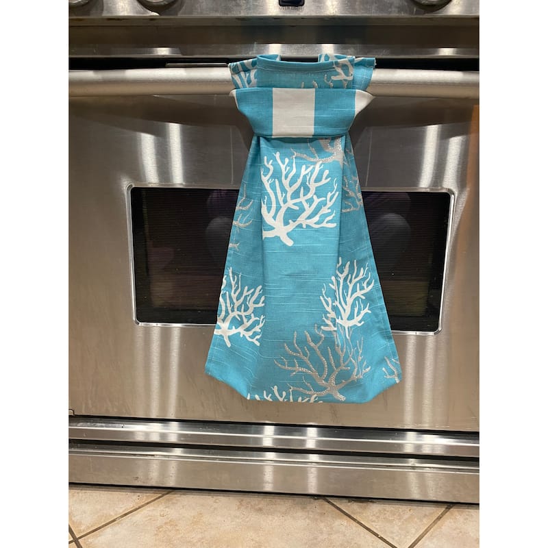 Perfect hanging kitchen towel Captiva starfish - Single