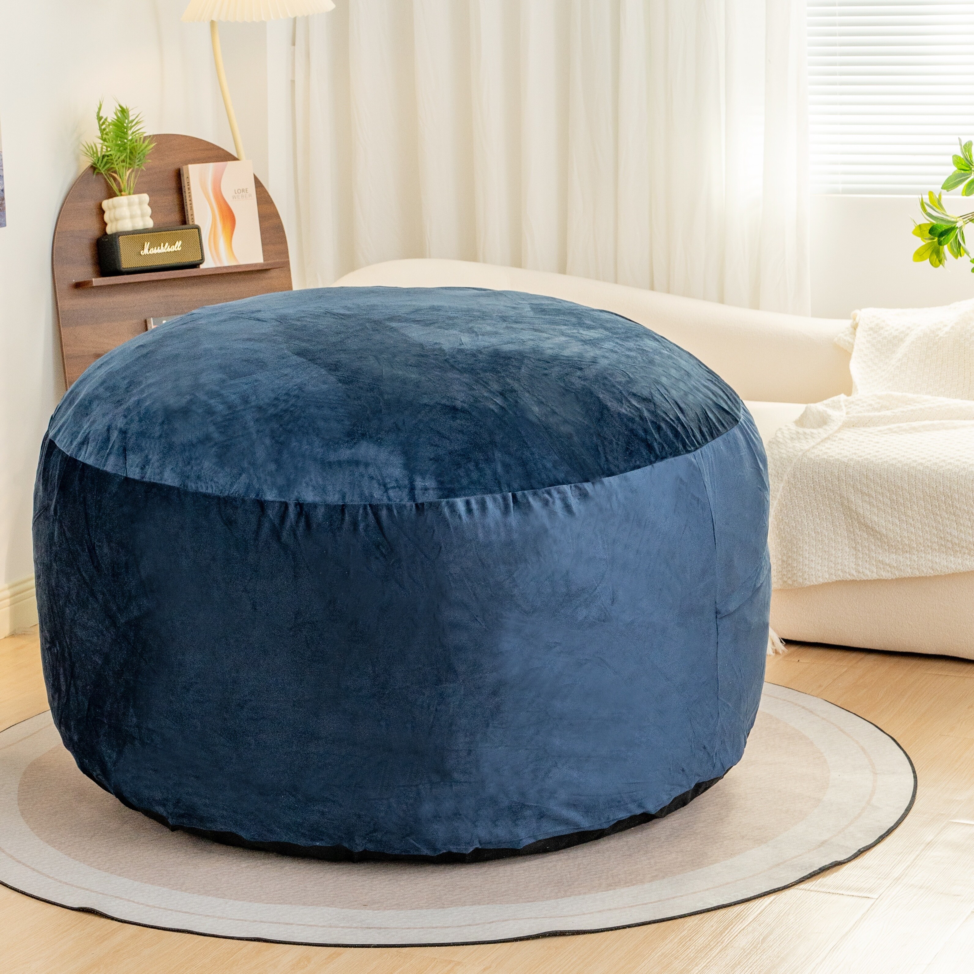 Bean Bag Chair with Portable Handle Lazy Sofa Chair Lounge Chair
