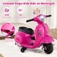 preview thumbnail 13 of 25, Costway Kids Ride on Motorcycle with Training Wheels Headlight Horn 6V - See Details