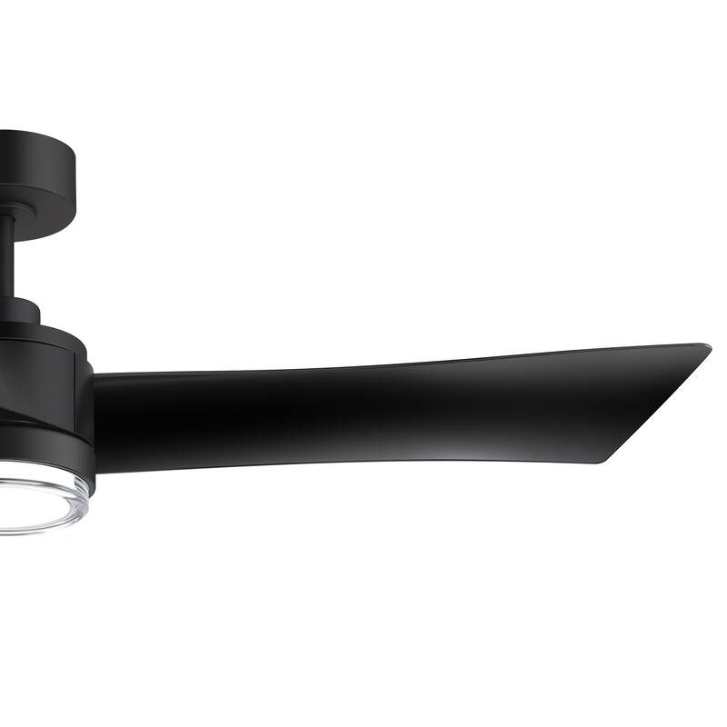 54" ABS 3-Blade LED Ceiling Fan with Light and Remote