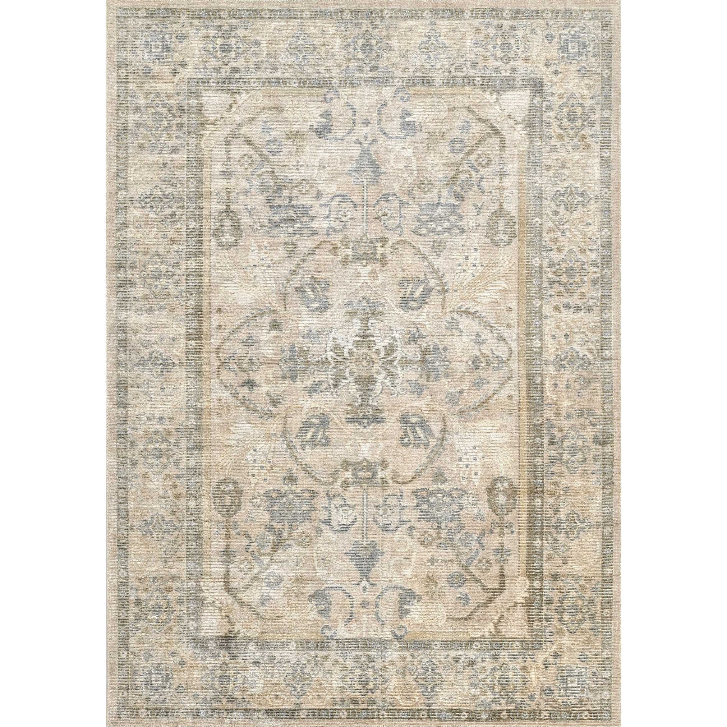 Momeni Estelle Hand Loomed Wool and Viscose Traditional Area Rug