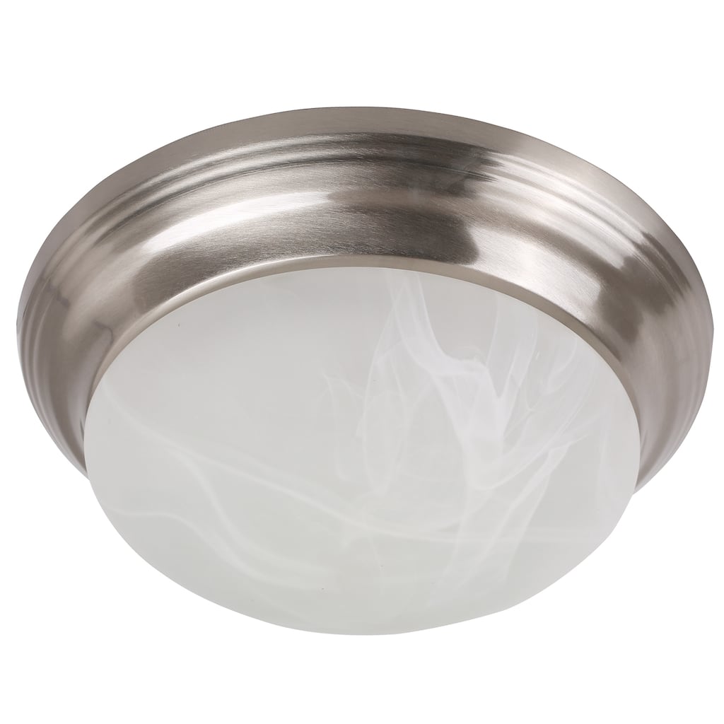LED Flush Mount Ceiling light in Brushed Nickel
