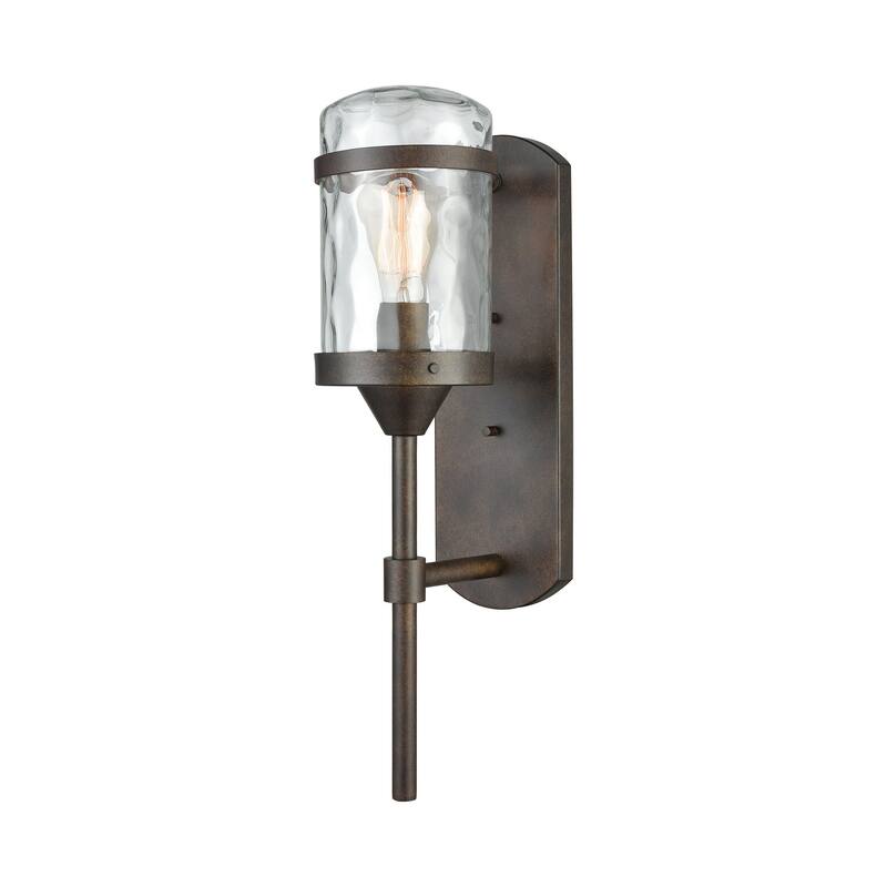 Torch 21'' High 1-Light Outdoor Sconce - Hazelnut Bronze - 21 inch Tall - 21 inch Tall - Hazelnut Bronze
