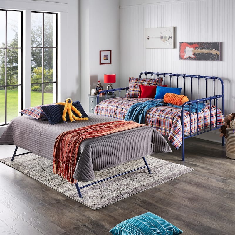 Constance Metal Daybed with Lift-up Trundle by iNSPIRE Q Bold