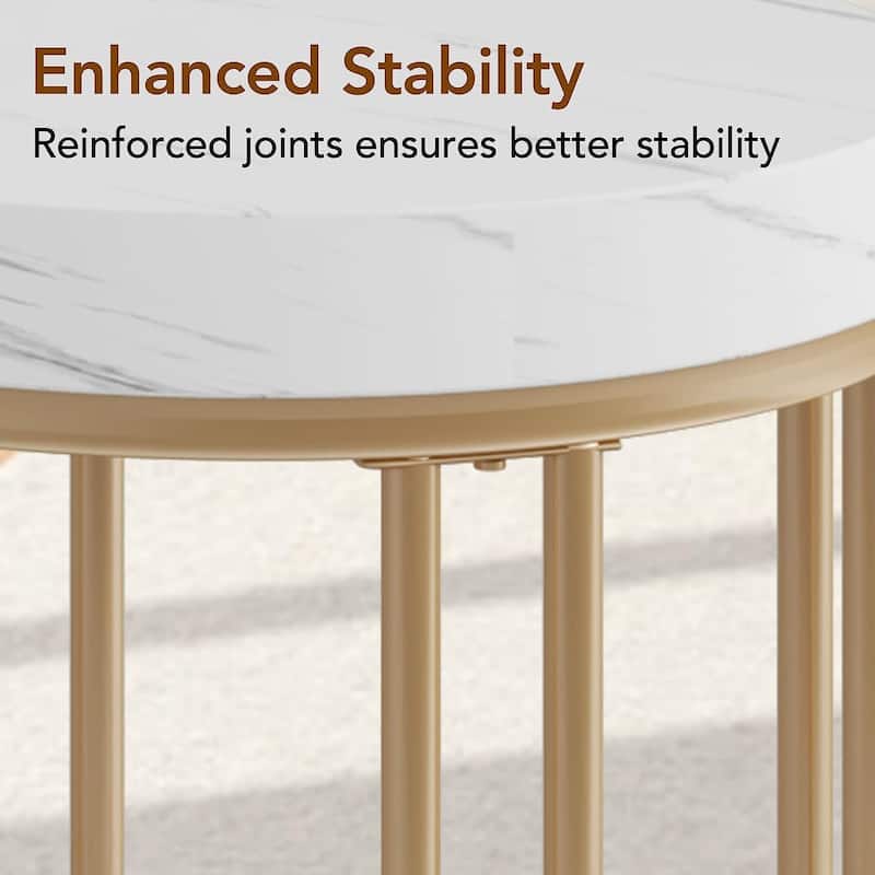 Nightstand Round Side End Table Side Table
