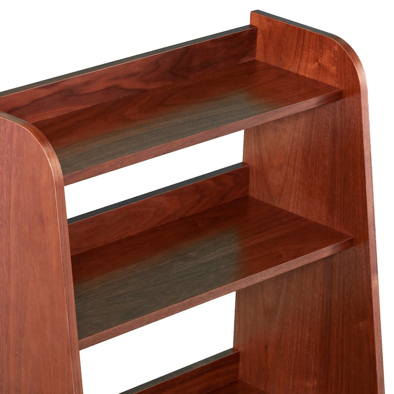 SEI Furniture Barrencroft Mid-century Modern Wood Leaning Ladder Bookcase