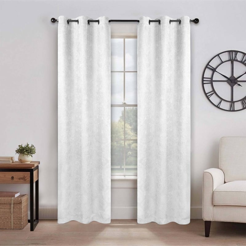 Superior Senna Washable Room Darkening Curtains, Set of 2 Panels
