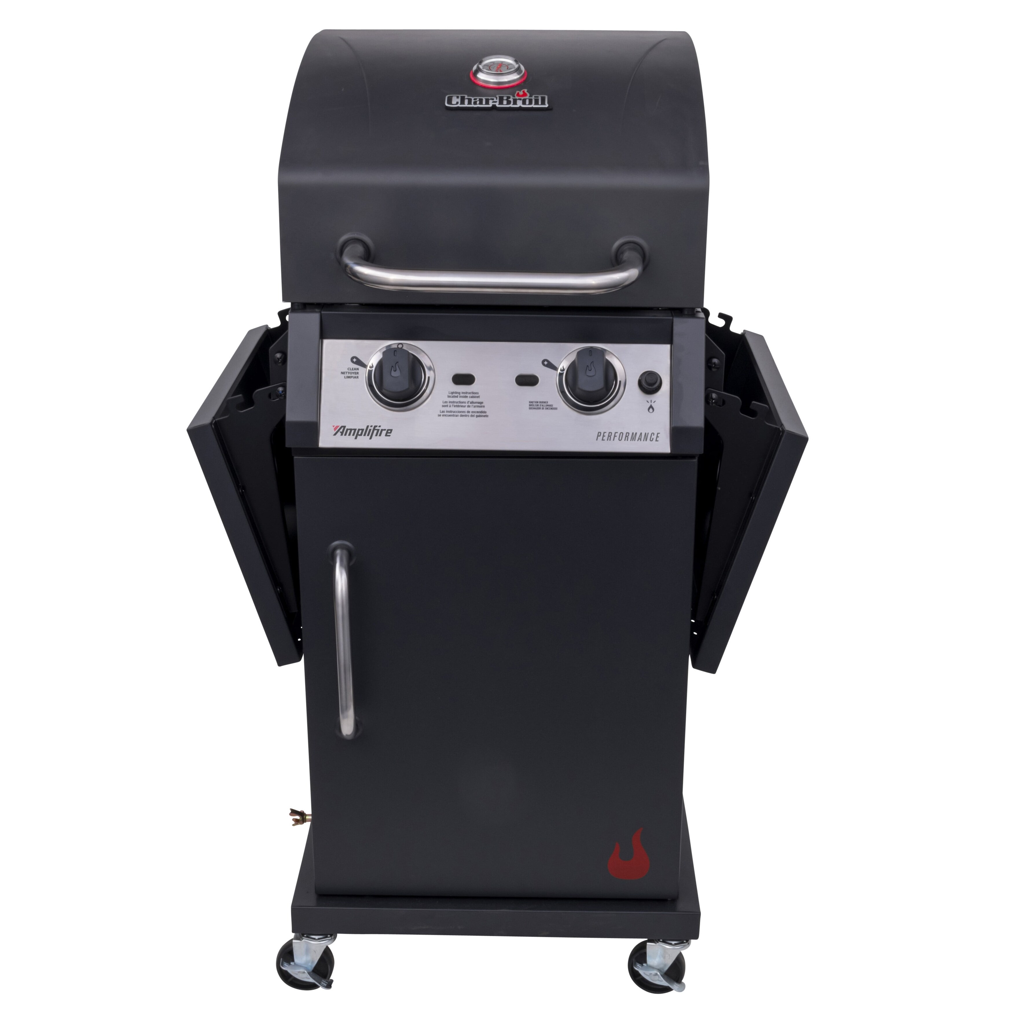 Performance Series Infrared 2-Burner Propane Gas Grill, Black