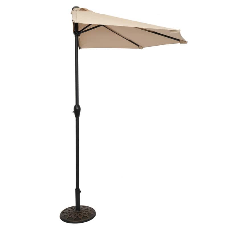 Patio Central Umbrella Cantilever Umbrella Rust Proof Iron