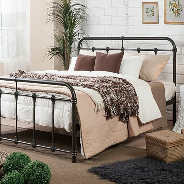 Queen Size Metal Spindle Bed Black Bed Bath & Beyond 37456982