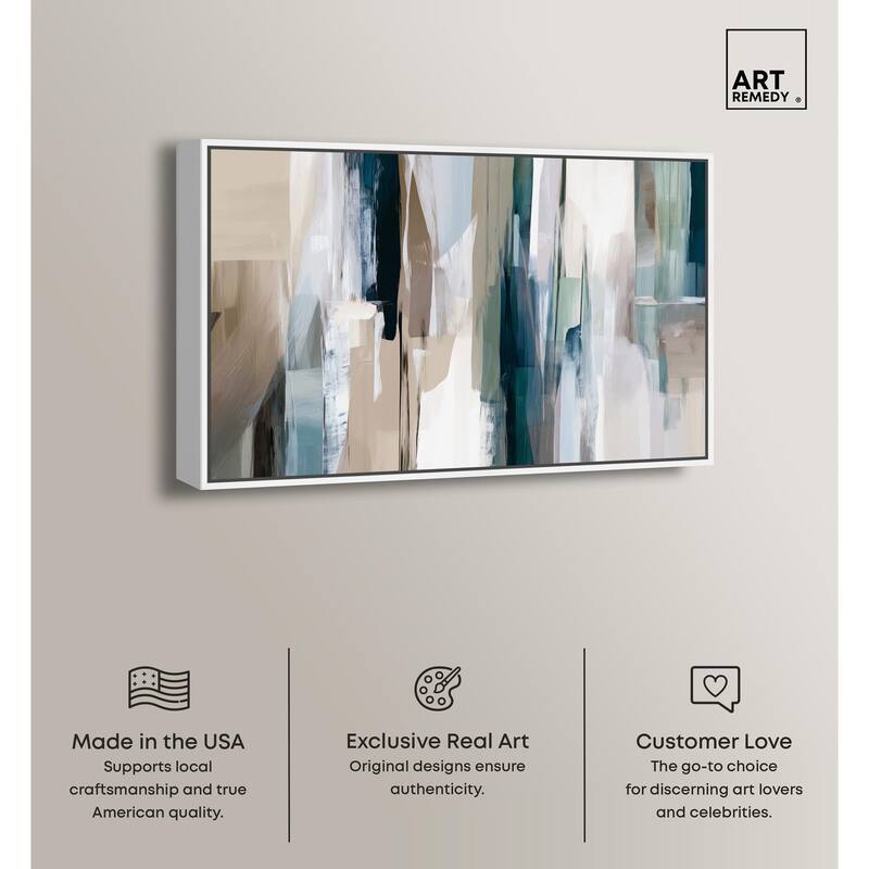 Color Columns Canvas by Art Remedy