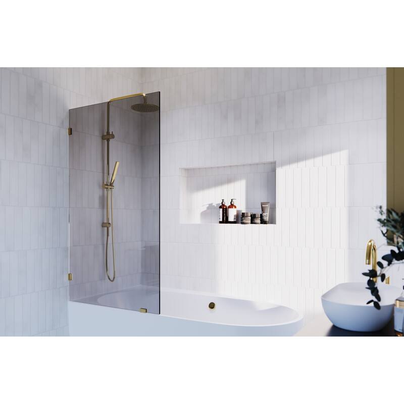 Glass Warehouse GTBF-34 Ursa 58-1/4" High x 34" Wide Shower Screen