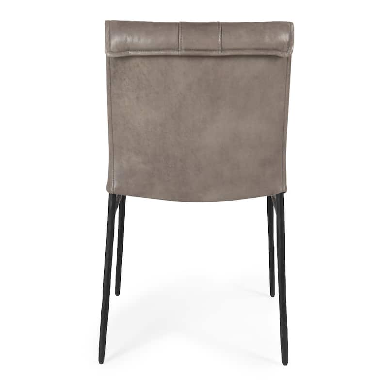 Classic Home Tuscan Genuine Leather Dining Chair (Set of 2)