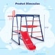 preview thumbnail 3 of 7, Gymax 7-In-1 Kids Indoor Playground w/ Slide Climbing Net Crowling