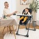 preview thumbnail 2 of 6, Gymax Baby High Chair w/ 7 Height & 3 Footrest Adjustable Cup holder 2