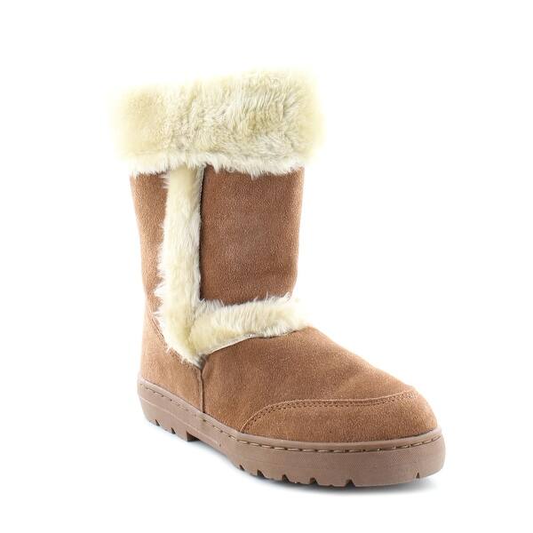 Shop Style Co Witty Women S Boots Chestnut Overstock 19468821