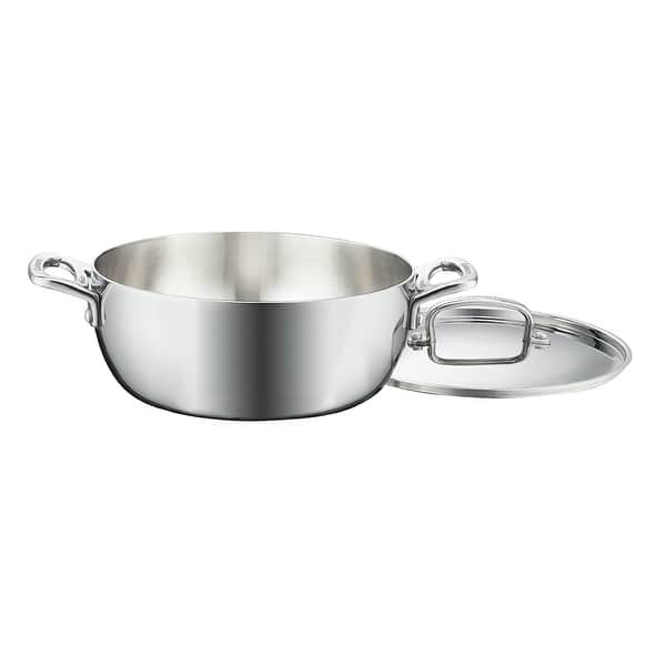 Cuisinart Classic 4 qt. Tri-Ply Stainless Steel Dutch Oven with