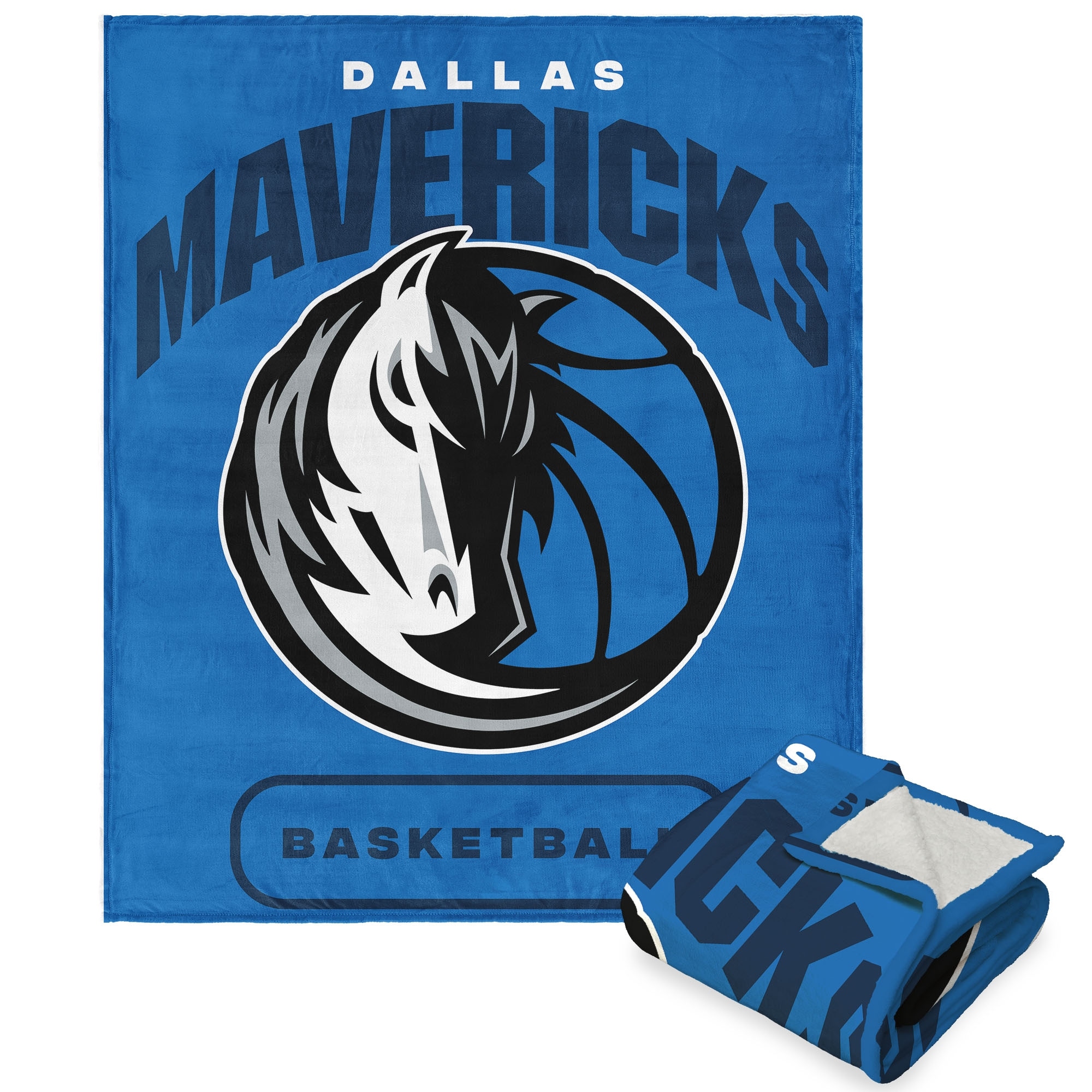 NBA High Block Silk Touch Sherpa Throw Blanket