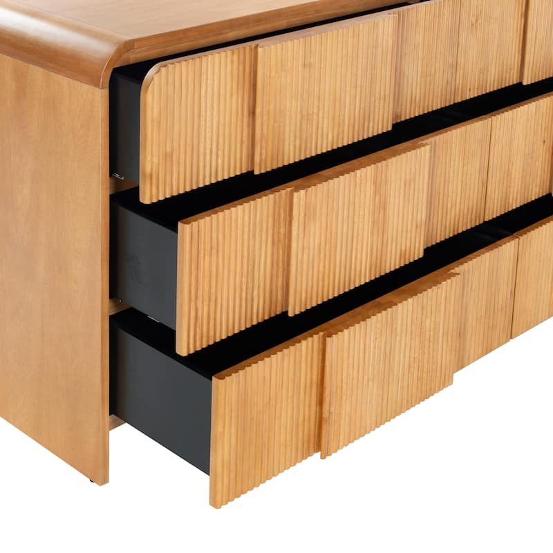 SAFAVIEH Couture Vitale Reeded Wood Dresser