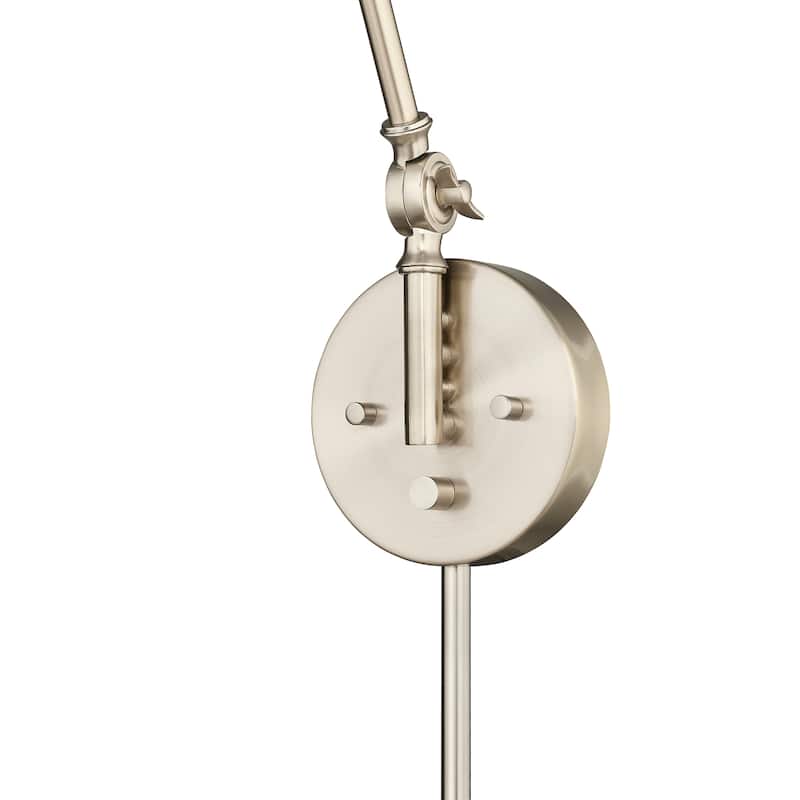 Evonne 1-Light Swing Arm Sconce Light
