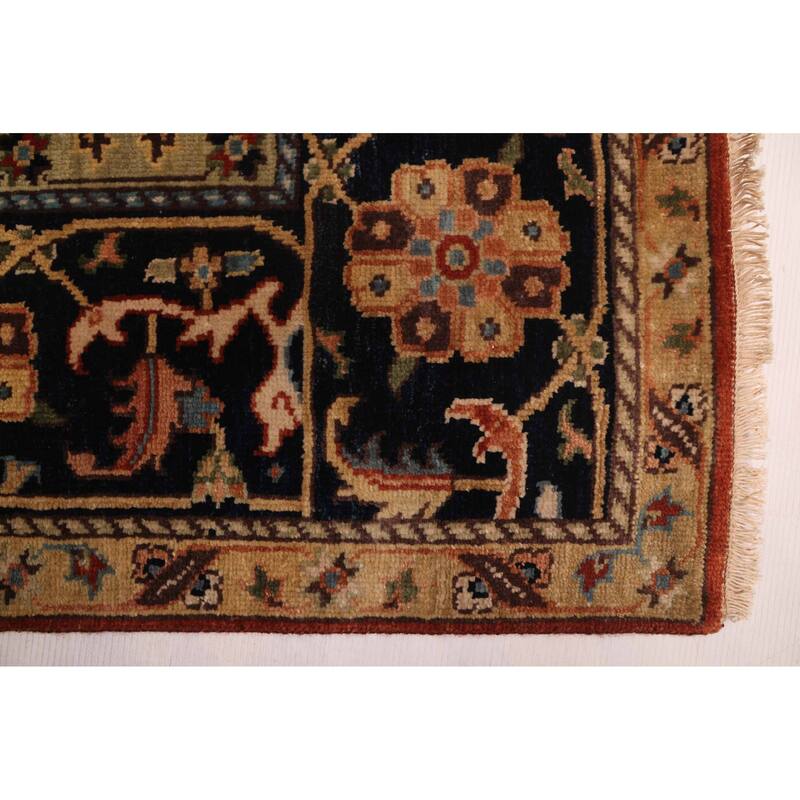 ECARPETGALLERY Hand-knotted Jules Sultane Dark Copper Wool Rug - 7'11 x 10'0