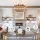 preview thumbnail 3 of 4, Metal Chandelier Socket Sleeves Insulation Heat Shrinkable
