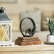 preview thumbnail 15 of 23, Danya B. Contemporary Encircled Reader Cast Iron Sculpture Statue - Male, Female, or Dual Bookend Options Single Female