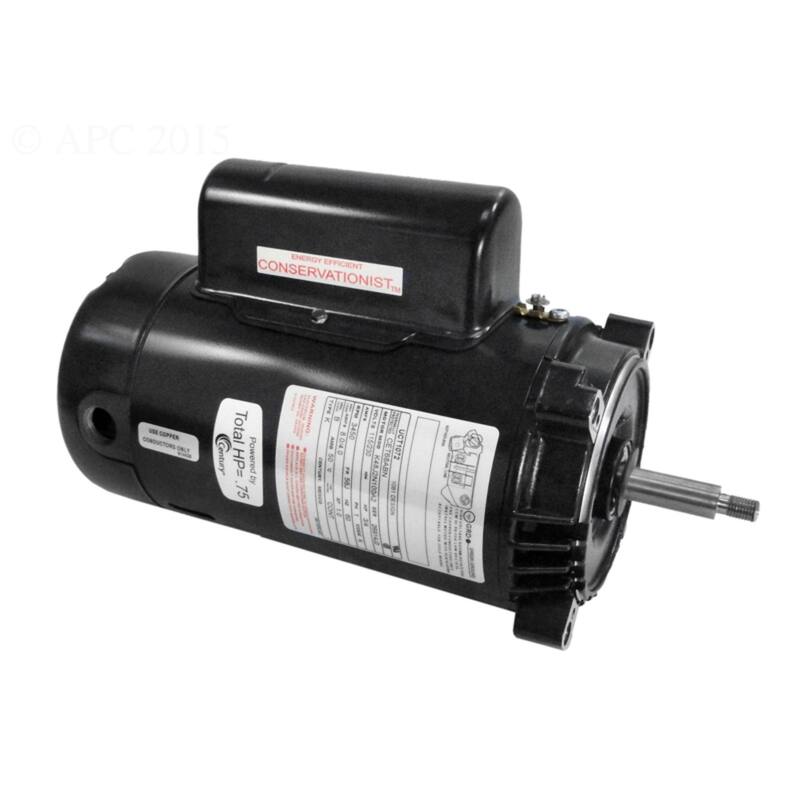 0.75 HP Conservationist C Face Shaft Pool Pump Motor, 1 SF