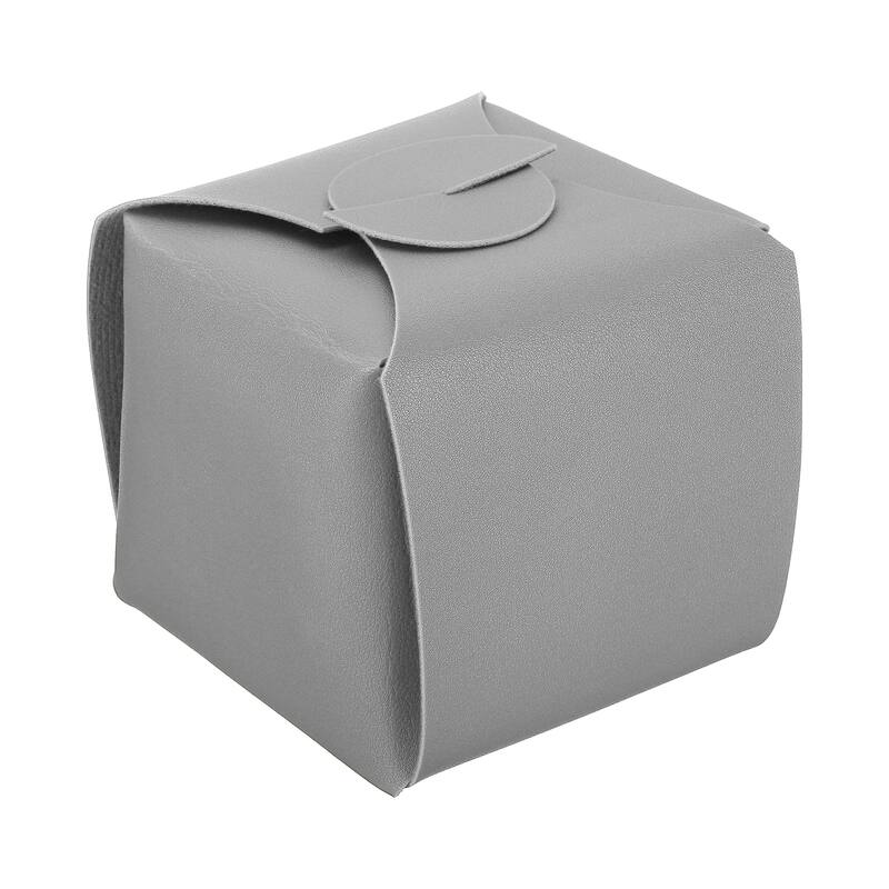 Tissue Box Cover, PU Leather Square Decorative Napkin Paper Towel Dispenser Holder for Countertop Home Office Car