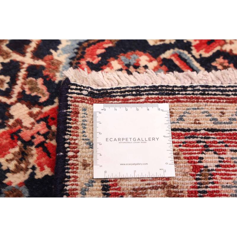 ECARPETGALLERY Hand-knotted Andelz Dark Navy Wool Rug - 3'1 x 10'10