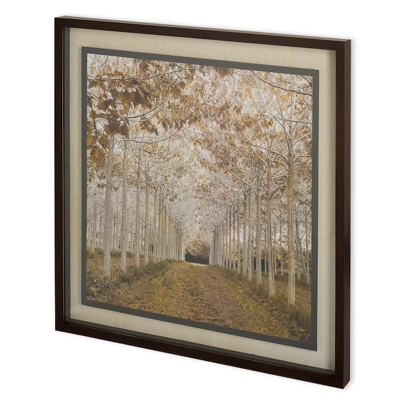 White Gold Framed Art Print