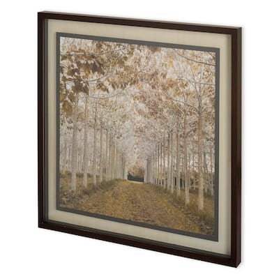 White Gold Framed Art Print