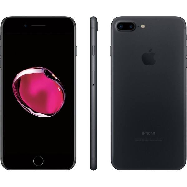 Refurbished Black Iphone 7 Plus 128gb Gsm Unlocked Overstock