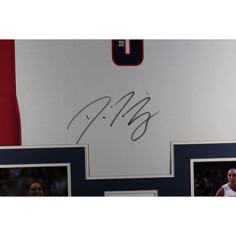 Diana Taurasi Autographed UConn Huskies Signed GameDay Greats Basketball Framed Jersey Beckett COA - 8' x 11'