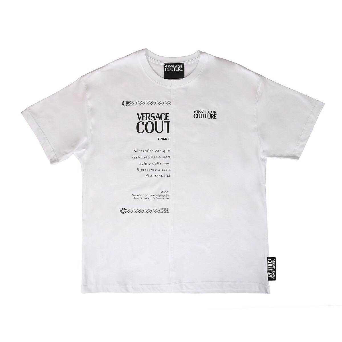 versace jeans white shirt