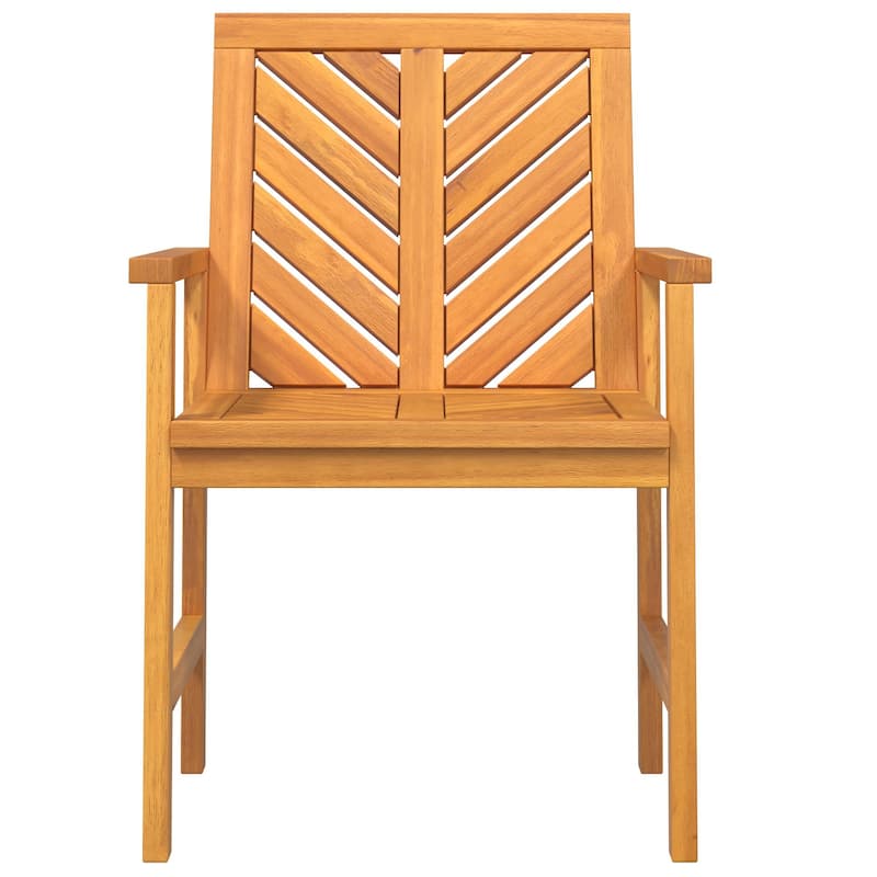 vidaXL Garden Dining Set 6/8 pcs Brown Medium/Standard Solid wood - 23.2 x 24.6 x 35.0