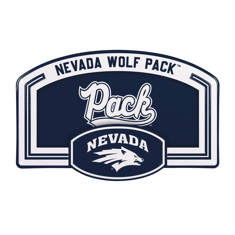 University of Nevada Embossed Steel Wall Sign, 11" x 17"