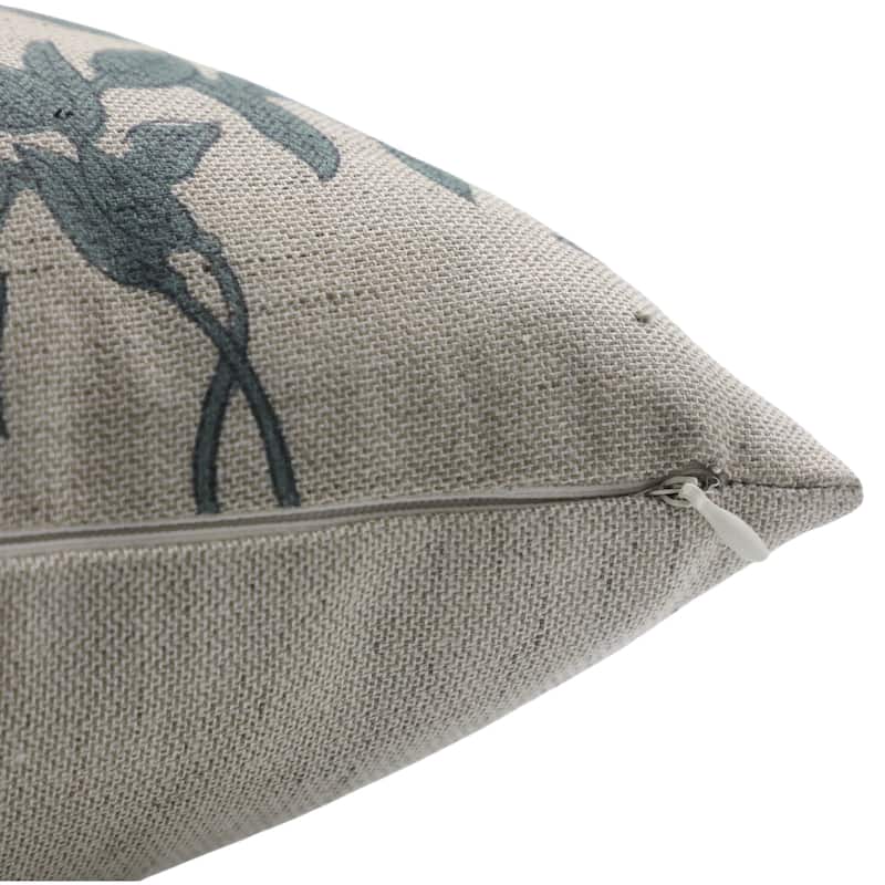 Fabdivine Linen Decorative Block print pillow Cover
